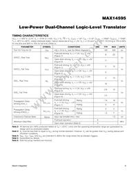 MAX14595EWA+T Datasheet Page 4