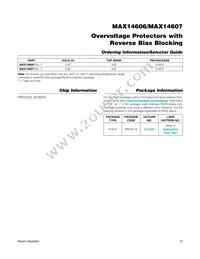 MAX14606EWL+T Datasheet Page 10