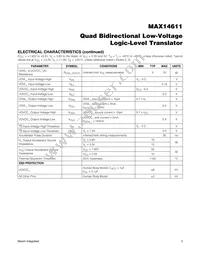 MAX14611ETD+T Datasheet Page 3