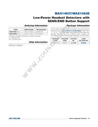 MAX14627ETA+T Datasheet Page 15