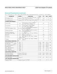 MAX14643ETA+ Datasheet Page 3