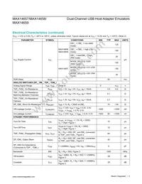 MAX14659ETE+T Datasheet Page 3