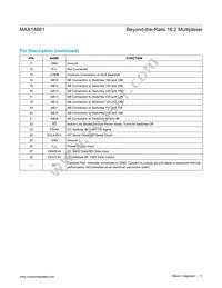 MAX14661ETI+T Datasheet Page 11