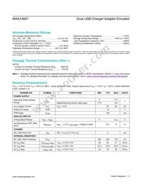 MAX14667EKA+T Datasheet Page 2