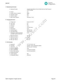 MAX14677EZA+T Datasheet Page 3