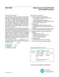 MAX14699EWC+ Datasheet Cover