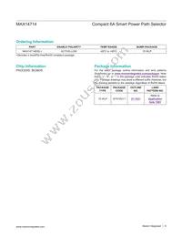 MAX14714EWL+T Datasheet Page 9