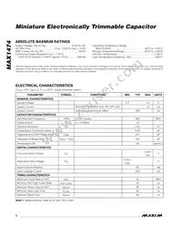 MAX1474AXT+T Datasheet Page 2