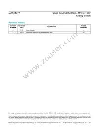 MAX14777GTP+ Datasheet Page 16