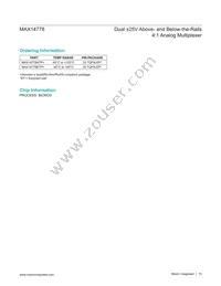 MAX14778ETP+ Datasheet Page 15