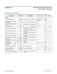 MAX14781EESA+T Datasheet Page 4