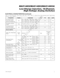 MAX14803CXB+T Datasheet Page 3