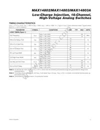 MAX14803CXB+T Datasheet Page 5