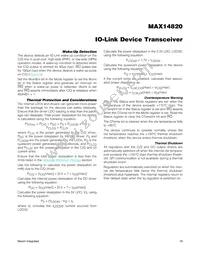 MAX14820ETG+T Datasheet Page 18