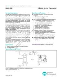 MAX14821EWA+T Datasheet Cover