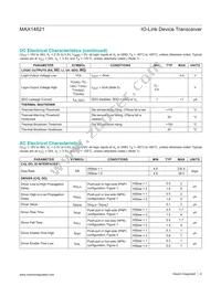 MAX14821EWA+T Datasheet Page 6