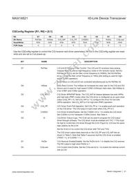 MAX14821EWA+T Datasheet Page 21