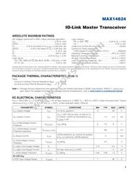 MAX14824ETG+ Datasheet Page 3