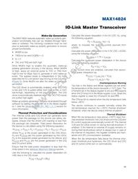 MAX14824ETG+ Datasheet Page 17