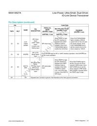 MAX14827AAWA+T Datasheet Page 22