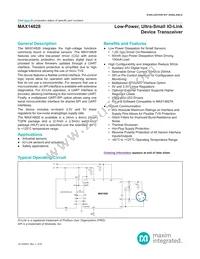 MAX14828ATG+T Datasheet Cover