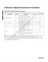 MAX14842ATE+T Datasheet Page 4