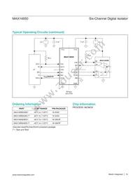 MAX14850AEE+T Datasheet Page 16