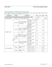 MAX14851AEE+T Datasheet Page 5