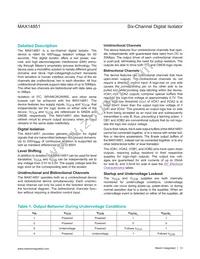 MAX14851AEE+T Datasheet Page 13