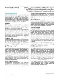 MAX14855GWE+ Datasheet Page 17