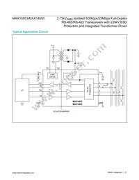 MAX14855GWE+ Datasheet Page 21