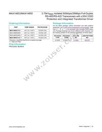 MAX14855GWE+ Datasheet Page 22