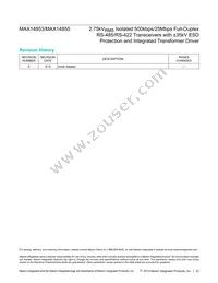 MAX14855GWE+ Datasheet Page 23