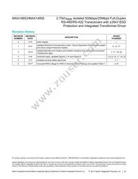 MAX14855GWE+T Datasheet Page 22