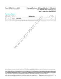 MAX14858GWE+T Datasheet Page 22