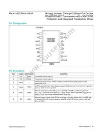 MAX14859GWE+ Datasheet Page 14