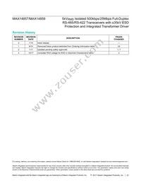 MAX14859GWE+ Datasheet Page 23