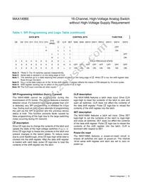 MAX14866UWZ+T Datasheet Page 15