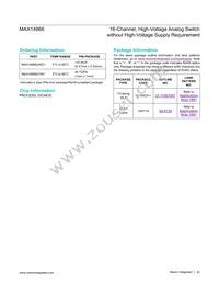 MAX14866UWZ+T Datasheet Page 22