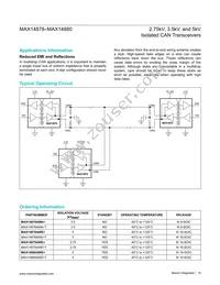 MAX14880AWE+T Datasheet Page 15