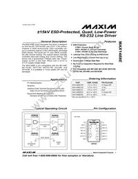 MAX1488EESD Datasheet Cover
