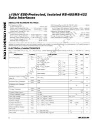 MAX1490EBCPG+ Datasheet Page 2