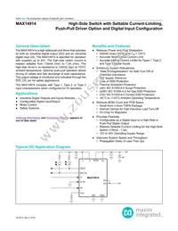 MAX14914ATE+T Datasheet Cover