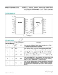 MAX14939GWE+T Datasheet Page 13