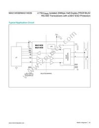 MAX14939GWE+T Datasheet Page 20