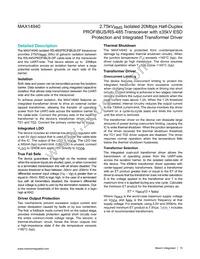 MAX14940GWE+T Datasheet Page 15