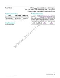 MAX14940GWE+T Datasheet Page 20