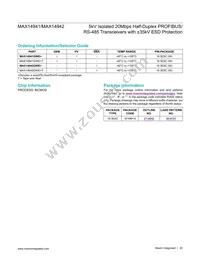 MAX14942GWE+T Datasheet Page 20