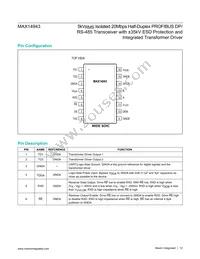MAX14943GWE+T Datasheet Page 12