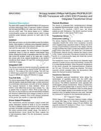 MAX14943GWE+T Datasheet Page 15